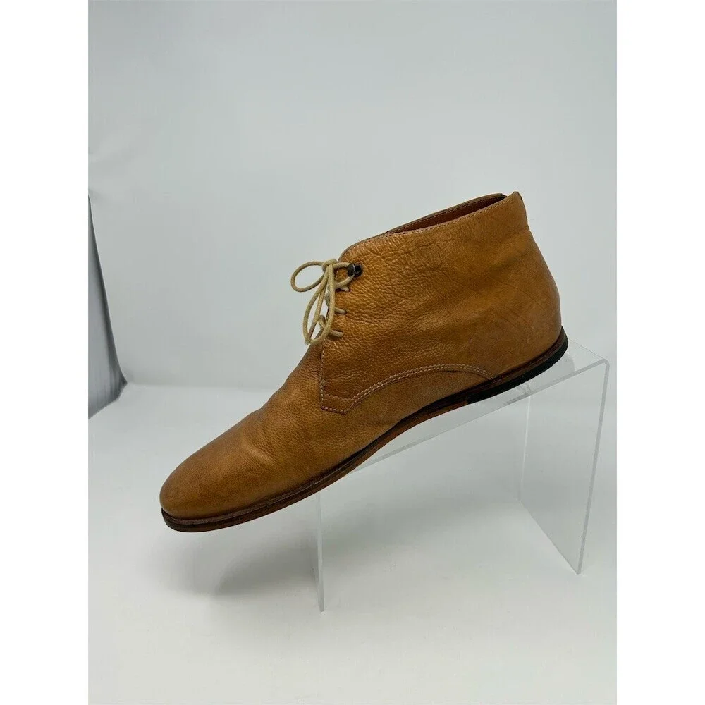 Frank Wright Smith Men's Chukka Desert Ankle Boots Brown Lace Up Size 10